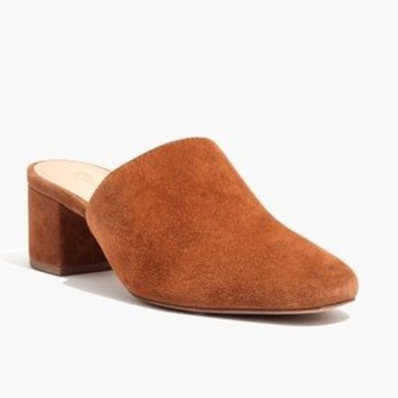 Madewell Shoes - Madewell Walker Mule in Burnt Sienna Brown Suede